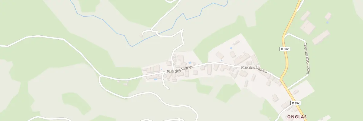 Plan du 280 Rue des Vignes à Bénonces