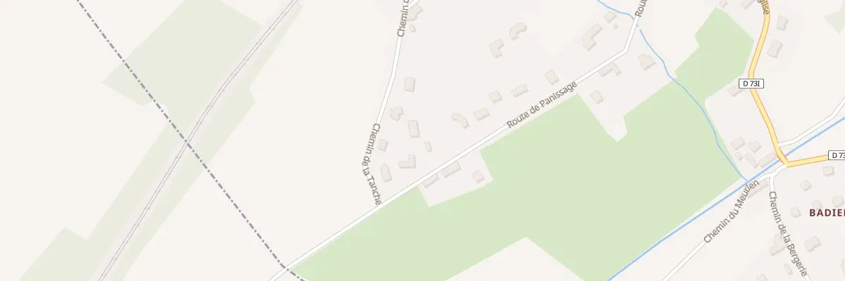 Plan du 445 Che de la Tanche à Chélieu