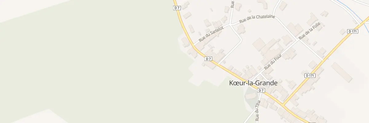 Plan du 5 Rue de Beauval à Kœur-la-Grande