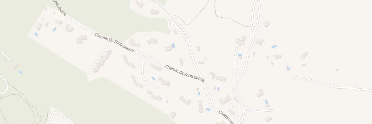 Plan du 918 Che de Fontcuberte à Venelles