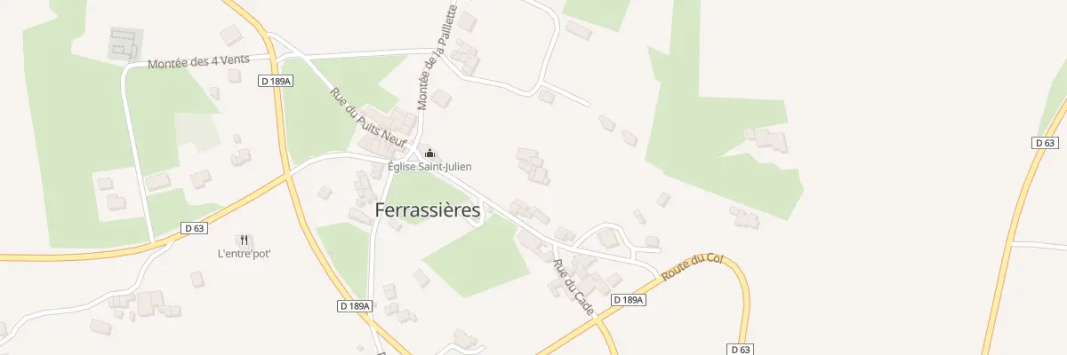 Plan du 42 Imp des Amandiers à Ferrassières