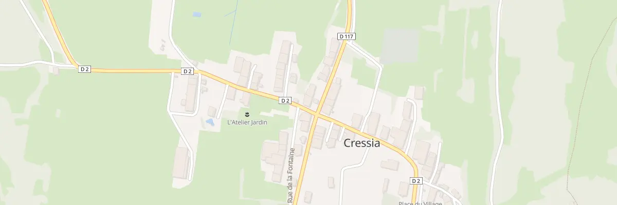 Plan du 2 Rte de Lons à Cressia