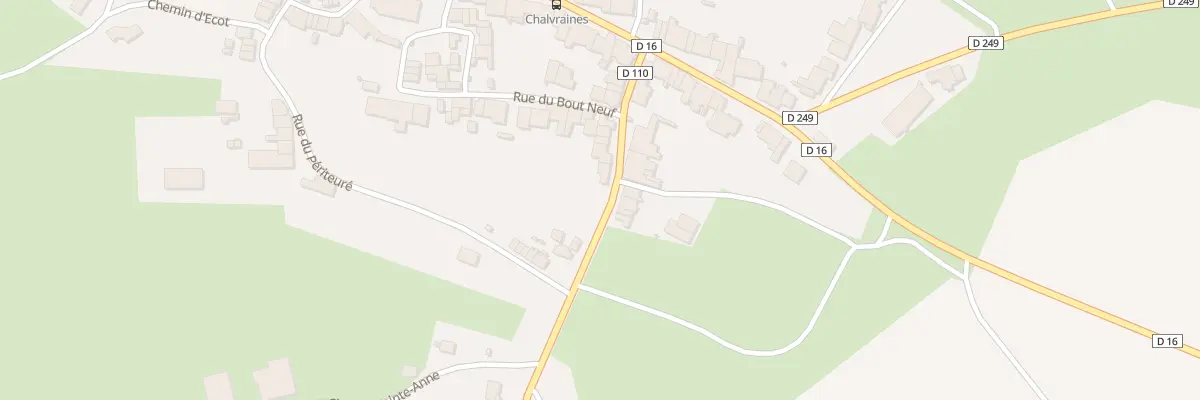 Plan du 8 Rte de Clinchamp à Chalvraines