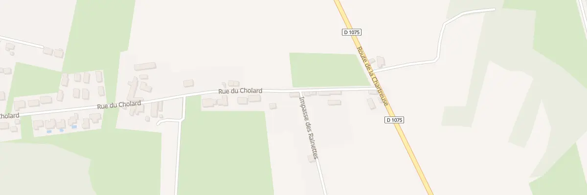 Plan du 622 Rue du Cholard à Vézeronce-Curtin