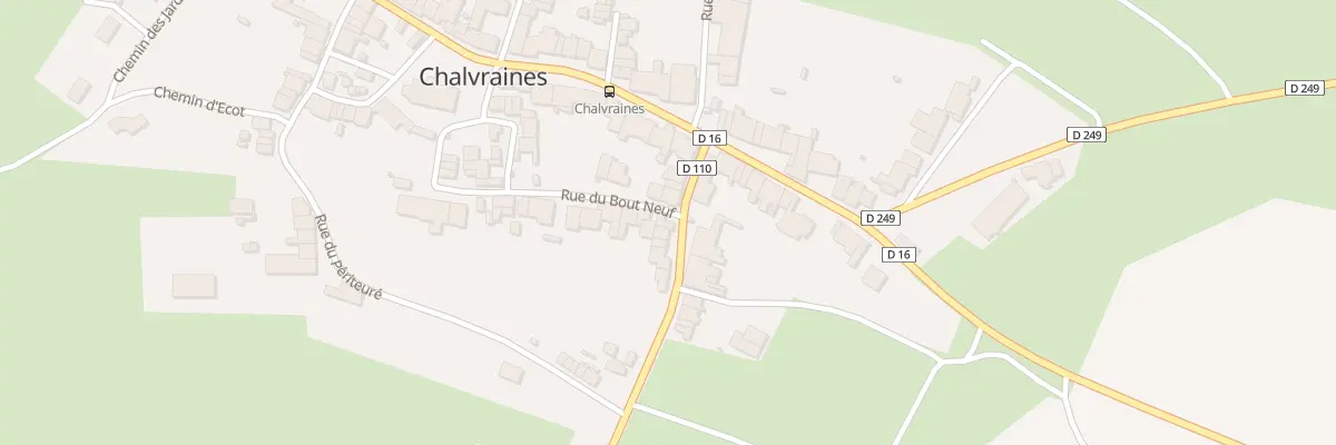 Plan du 1 Rue du Bout Neuf à Chalvraines