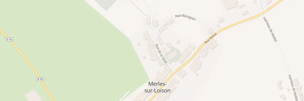 Plan du 7 Rue de la Vaux à Merles-sur-Loison