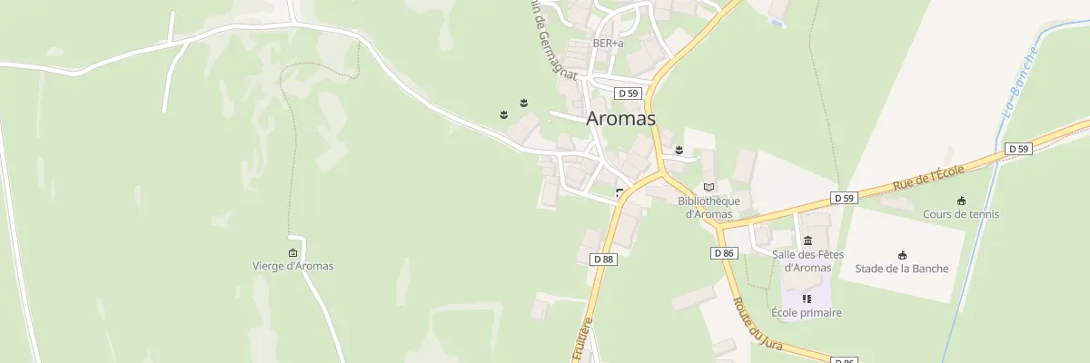 Plan du 5 Rue des Violettes à Aromas