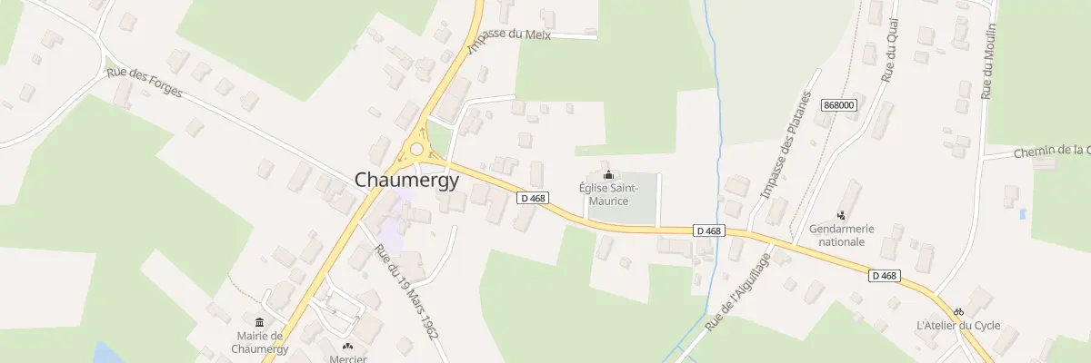 Plan du 3 Rue du Revermont à Chaumergy