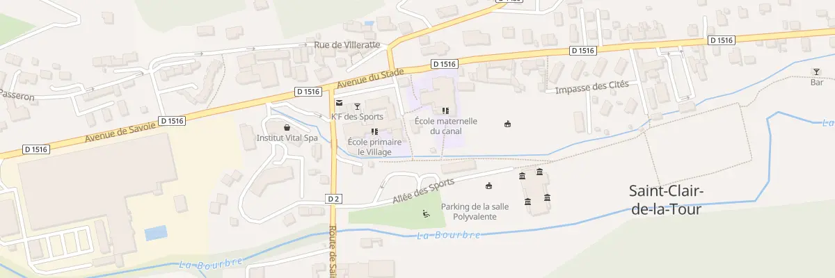 Plan du 25 Pl de la Mairie à Saint-Clair-de-la-Tour