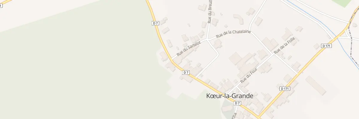 Plan du 20 Rue de Beauval à Kœur-la-Grande
