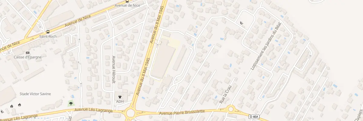 Plan du 9001 Res du Stade à Gardanne