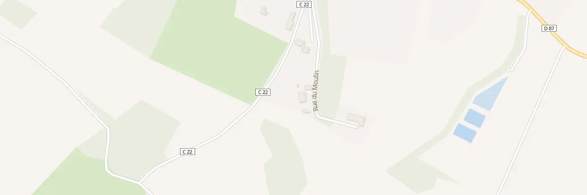 Plan du 1 Rue du Moulin à Rainans