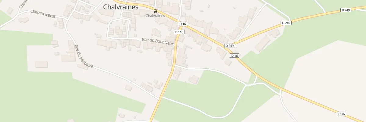 Plan du 9 Rte de Clinchamp à Chalvraines