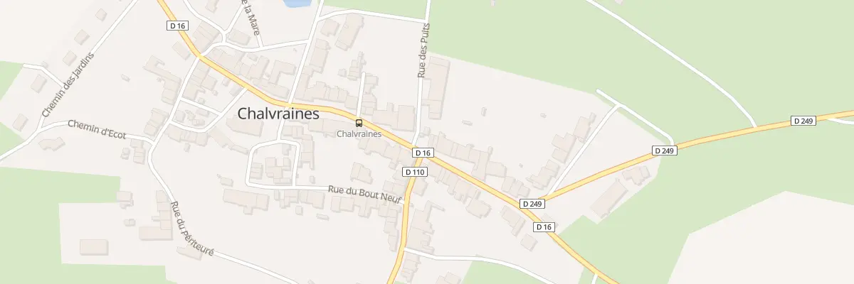 Plan du 33 Gr Grande Rue à Chalvraines