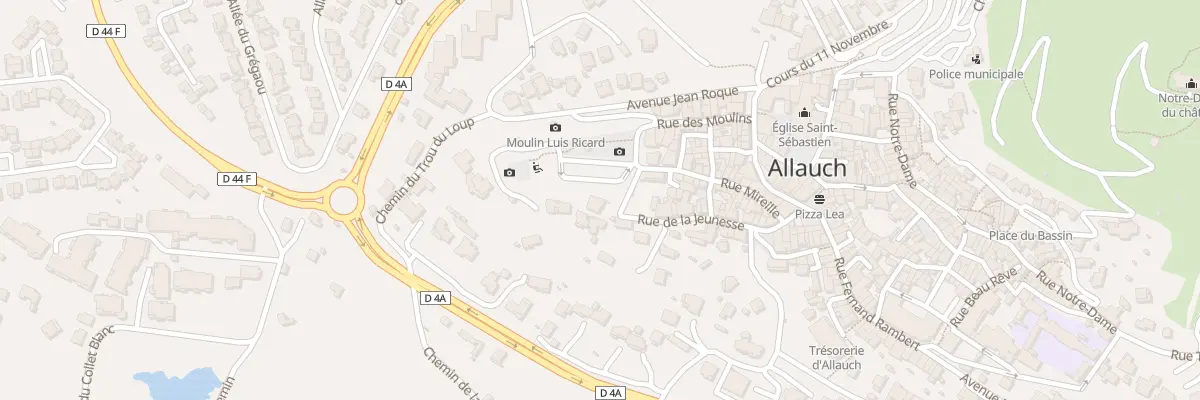 Plan du 11 Rue du Col Baron Merle à Allauch