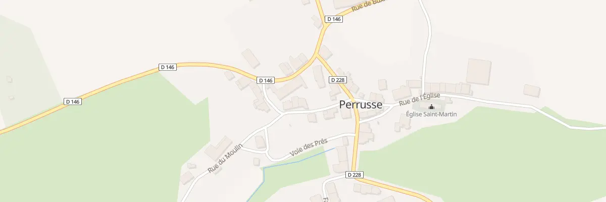 Plan du 3 Rue du Marronnier à Perrusse