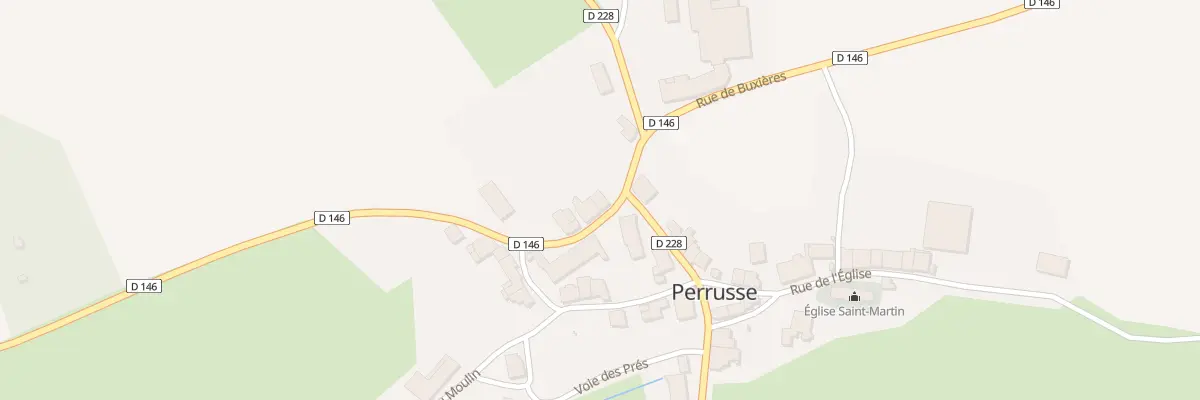 Plan du 1 Rue de Buxieres à Perrusse