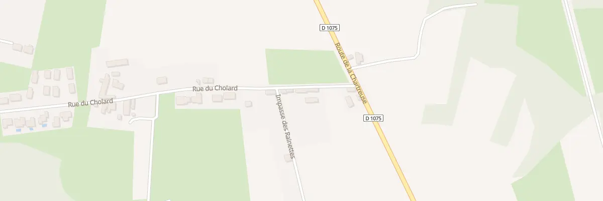 Plan du 710 Rue du Cholard à Vézeronce-Curtin