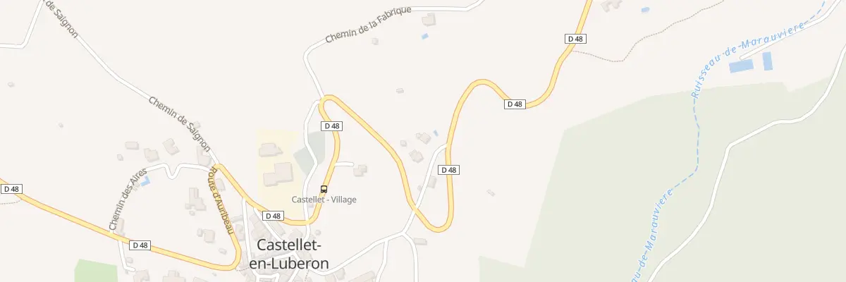 Plan du 3 Che de la Fontaine Vieille à Castellet-en-Luberon