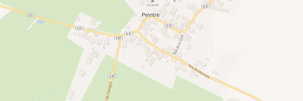 Plan du 8 Rue de Menotey à Peintre