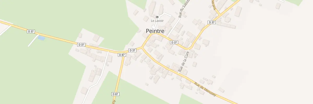 Plan du 3 Rue de Menotey à Peintre