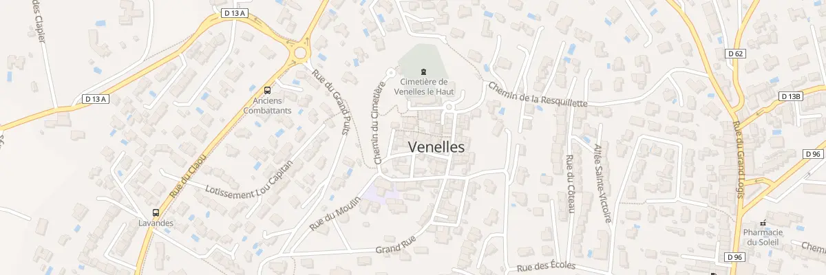 Plan du 5387 Rue de la Treille à Venelles