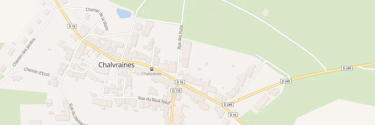 Plan du 2 Rue des Puits à Chalvraines