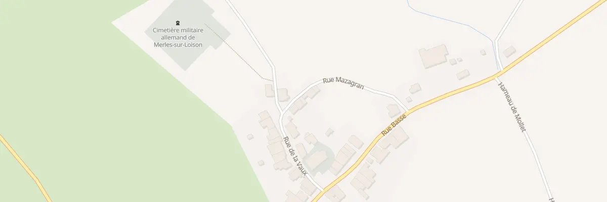 Plan du 6 Rue Mazagran à Merles-sur-Loison