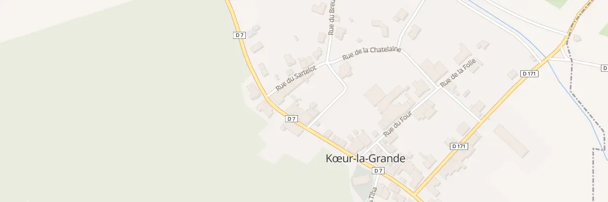 Plan du 16 Rue de Beauval à Kœur-la-Grande