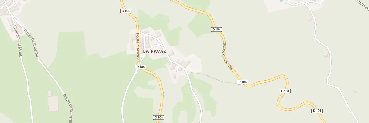 Plan du 6 Rue du MONTAOU à Argis