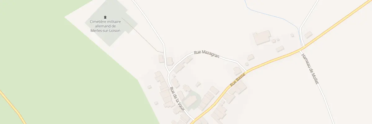 Plan du 8 Rue Mazagran à Merles-sur-Loison