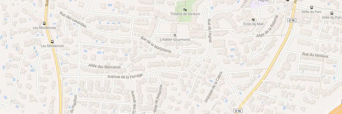 Plan du 6 Rue de la Marjolaine à Venelles