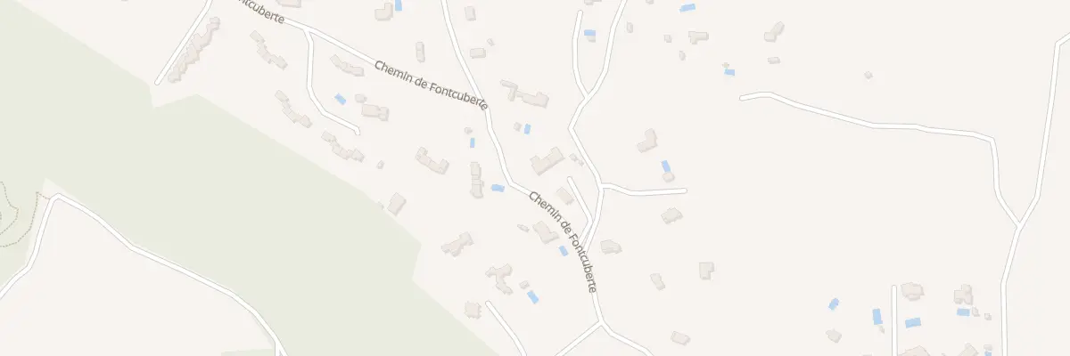 Plan du 800 Che de Fontcuberte à Venelles