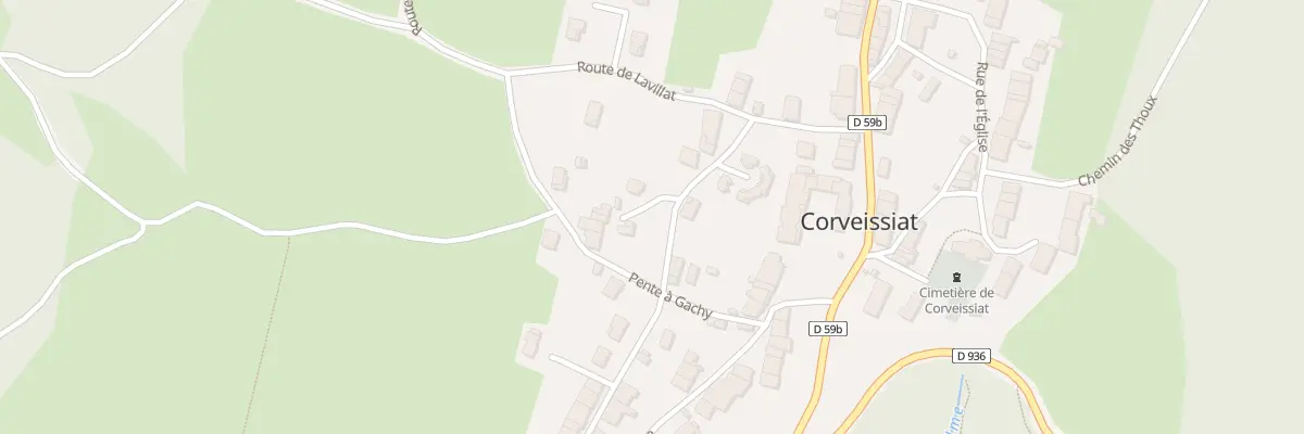 Plan du 126C Pente à Gachy à Corveissiat