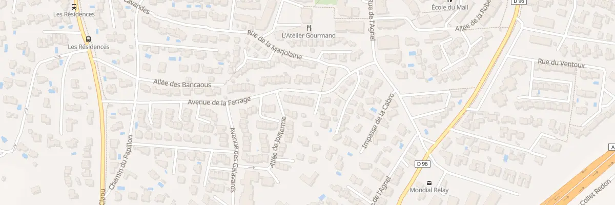 Plan du 11 Av de la Ferrage à Venelles