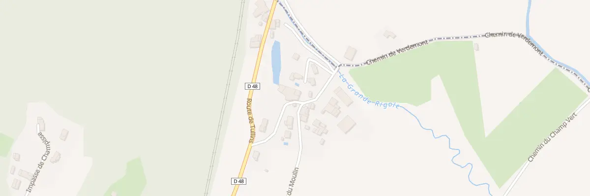 Plan du 5059 Au Moulin à Poliénas