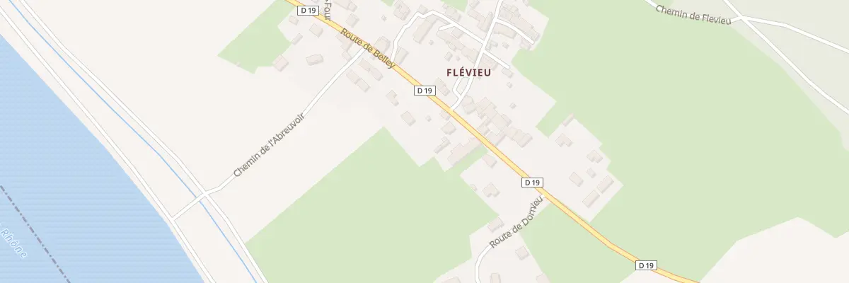 Plan du 334 Rte de Belley à Briord