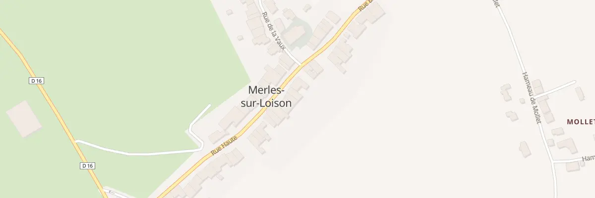 Plan du 3 Rue Haute à Merles-sur-Loison