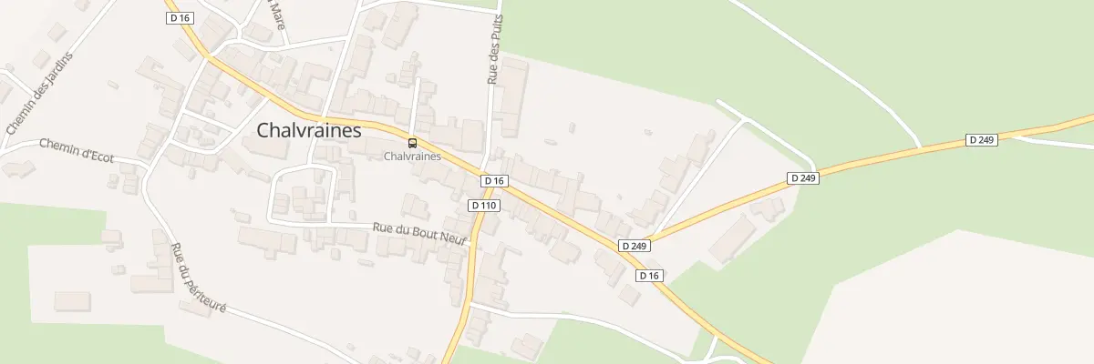 Plan du 39 Grande Rue à Chalvraines