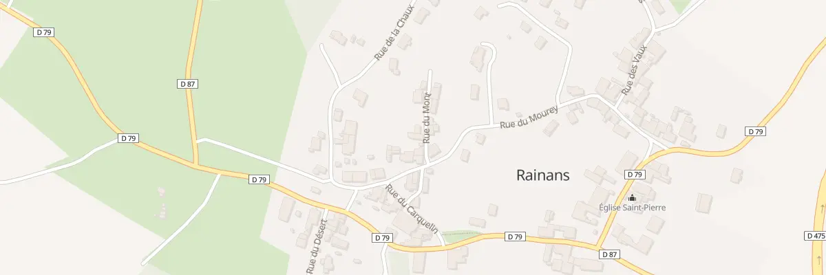 Plan du 4 Rue du Mont à Rainans