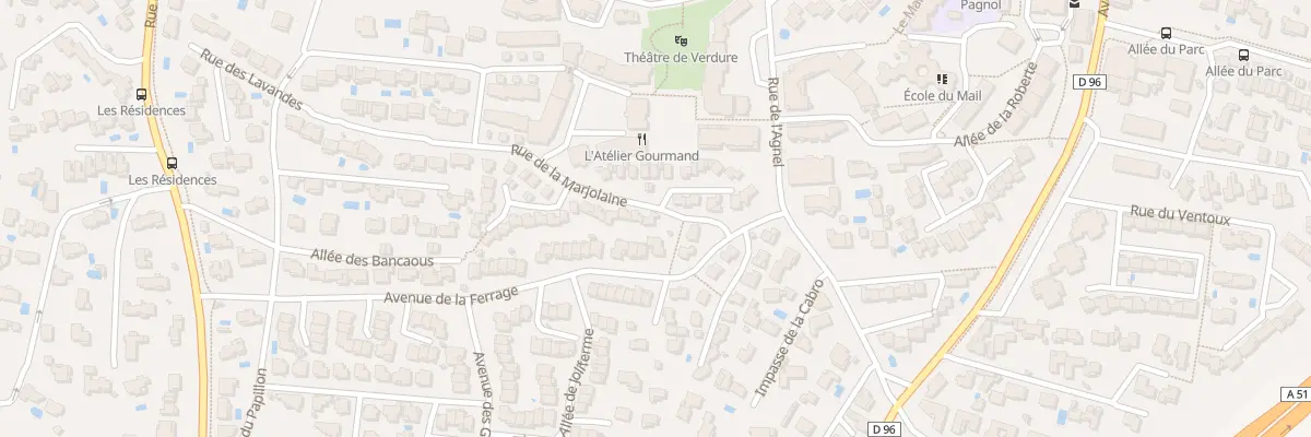 Plan du 2 Rue de la Marjolaine à Venelles