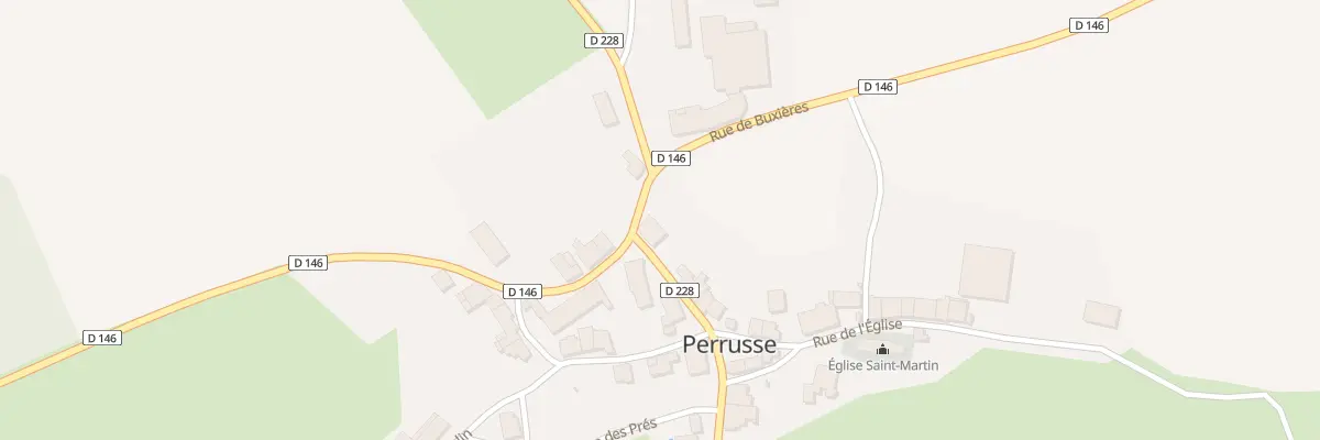 Plan du 2 Grande Rue à Perrusse