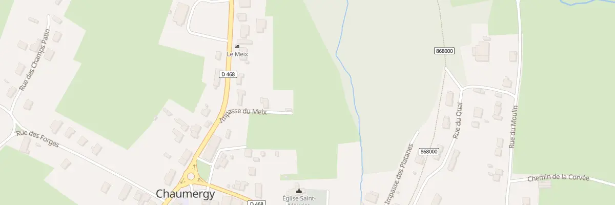 Plan du 3 Imp du Meix à Chaumergy