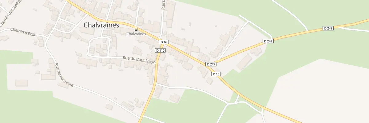 Plan du 34 Gr Grande Rue à Chalvraines