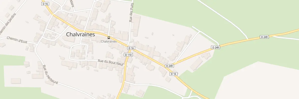 Plan du 41 Gr Grande Rue à Chalvraines