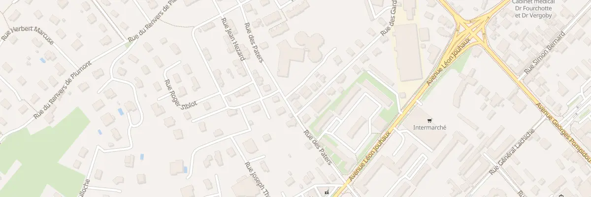 Plan du 71 Rue des Paters à Dole