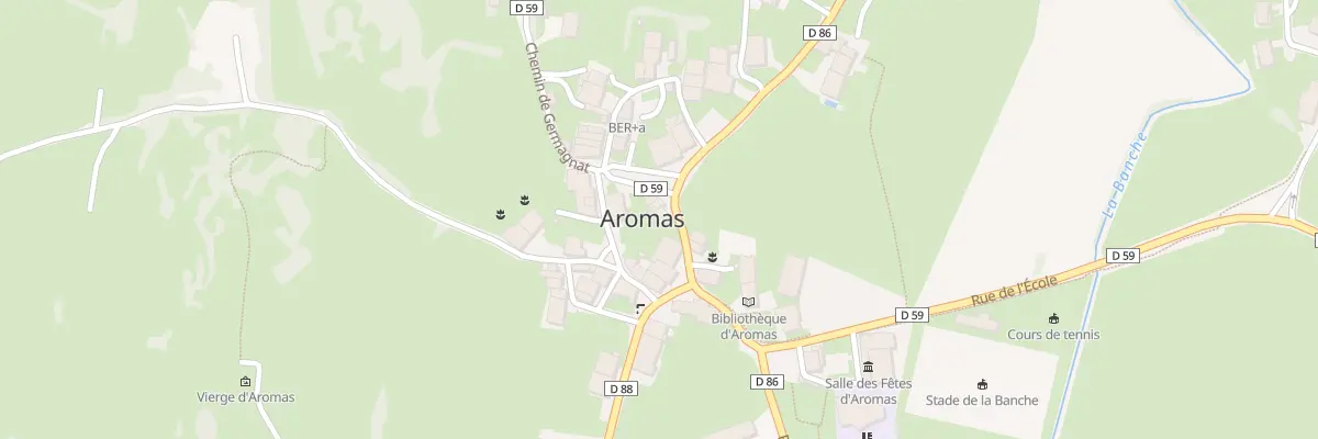 Plan du 1 Pl Louis Delorme à Aromas