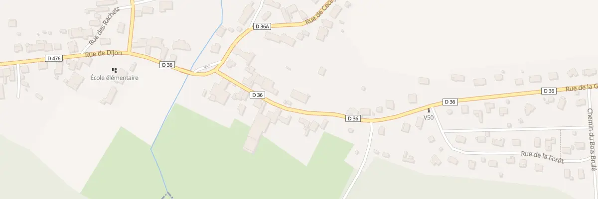 Plan du 5052 Rue de la Gare à Essertenne-et-Cecey