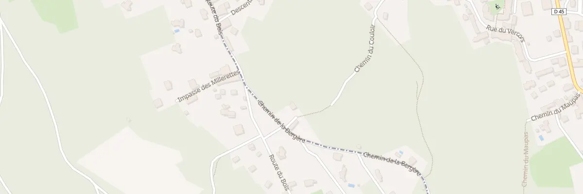 Plan du 95 Che de la Bergere à Beaucroissant