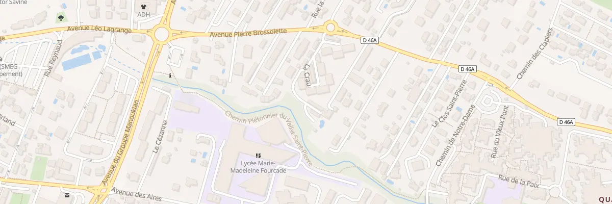 Plan du 9001 Res la Crau à Gardanne